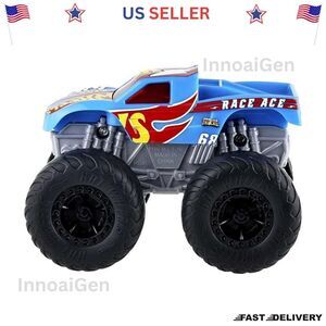 Wheels And Tyres Alloy Monster Truck Hot-wheels Real Riders Diecast Scale 1:24